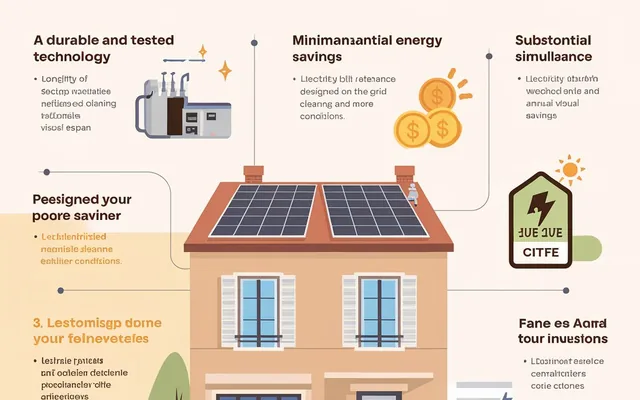 Le solaire : un investissement rentable à long terme, les chiffres à l'appui