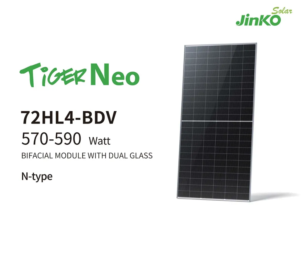 Panneaux Solaire Jinko (635W, Monofacial)