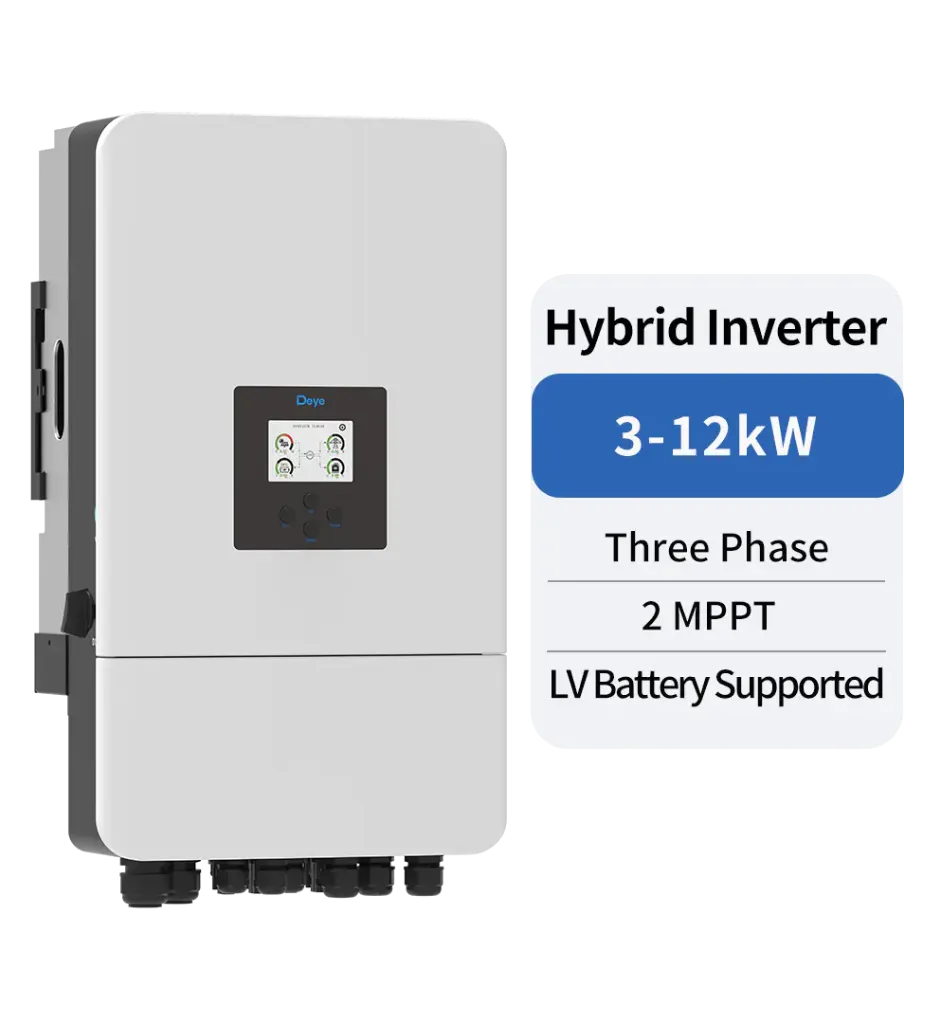 Onduleur Deye SG01HP3-EU-BM3/4 – Hybride LV Triphasé