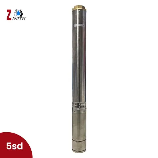 Pompe Immergée Zinith 5SD22 – Triphasée – DN 2½" (5SD22/14 – 15 HP – HMT 50–149 m)